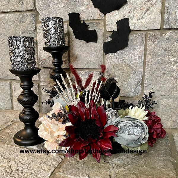 Black Centerpiece Etsy