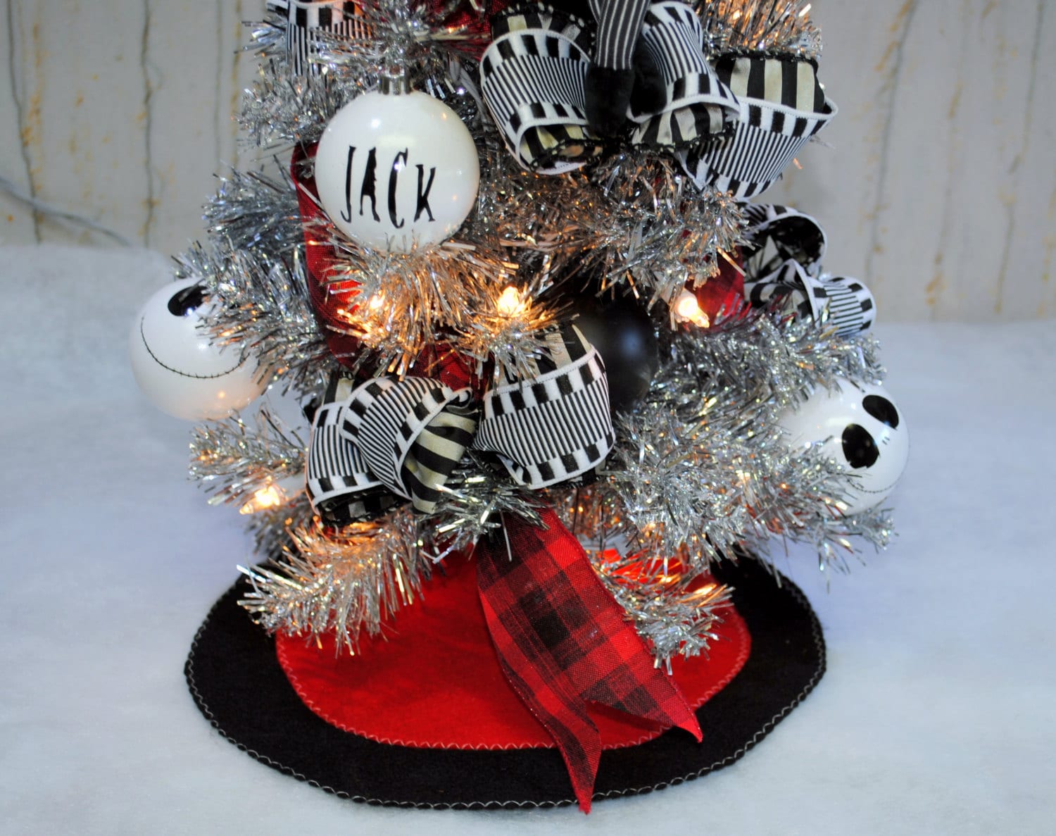 Jack Skellington Nightmare Before Christmas Tree Lighted Jack Skellington Nightmare Before Christmas Tree Lighted