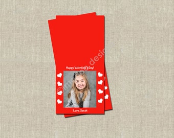 Custom Valentine's Day Bag Toppers - Digital file