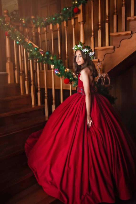 Christmas Formal Ballgown Dress 