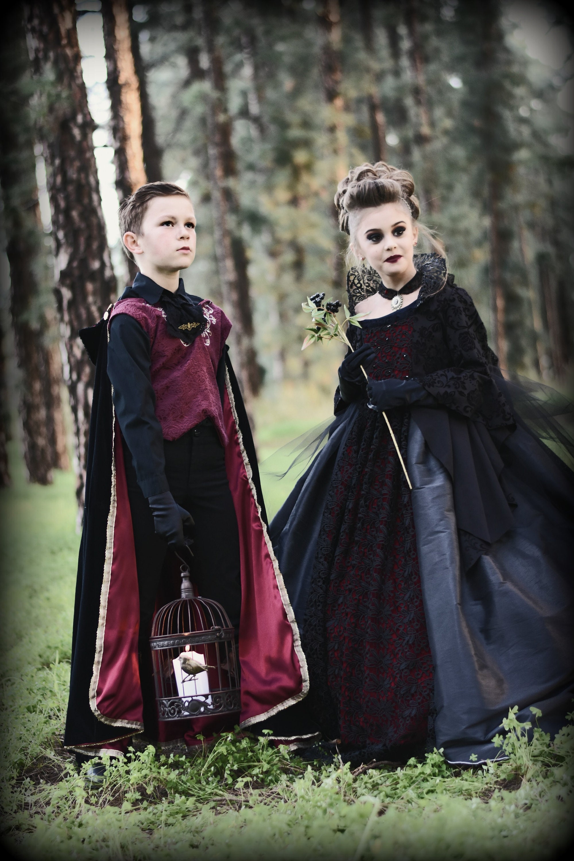 Vampire Ball Gown child sizing Exquisite Vampire Queen Etsy