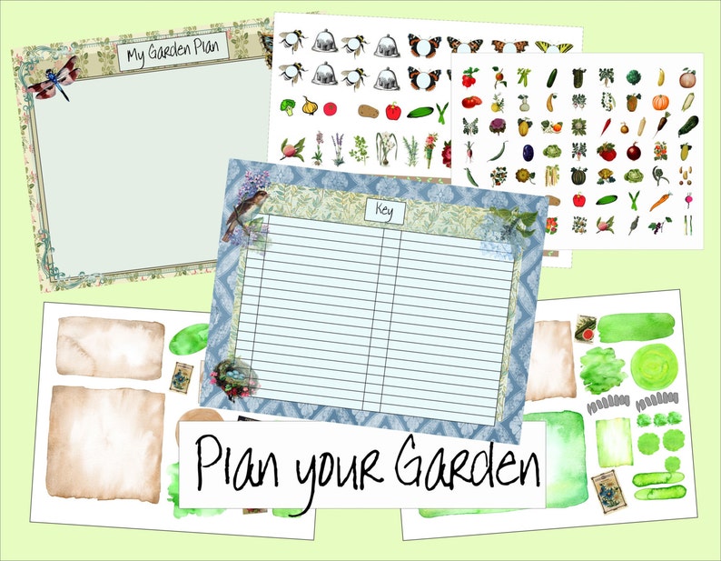Digital Garden Journal Album Garden Memories Digital Etsy