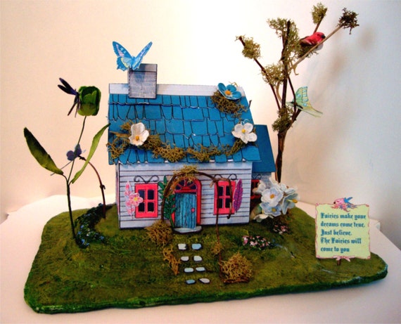 Dollhouse Fairy House Miniature Dollhouseeasy Printable Etsy