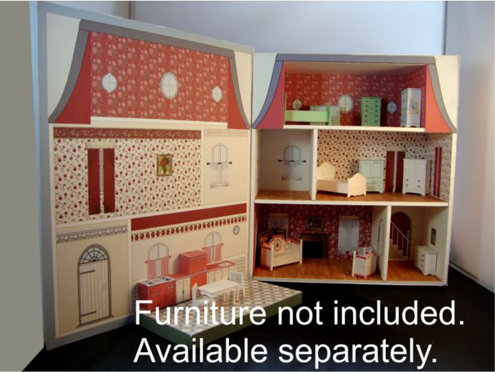 1/48 Dollhouse Miniature Printable Kit of a Quarter Scale - Etsy UK