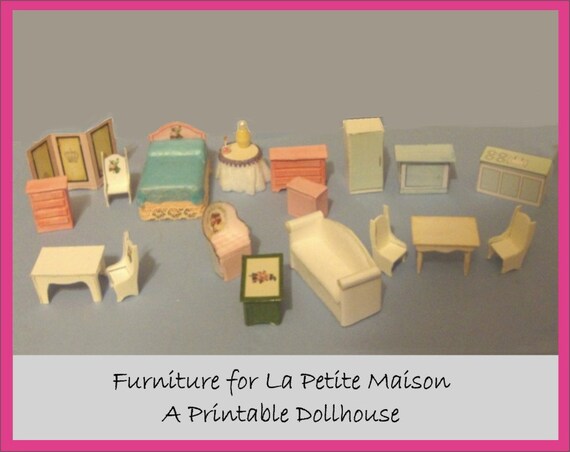 printable miniature furniture