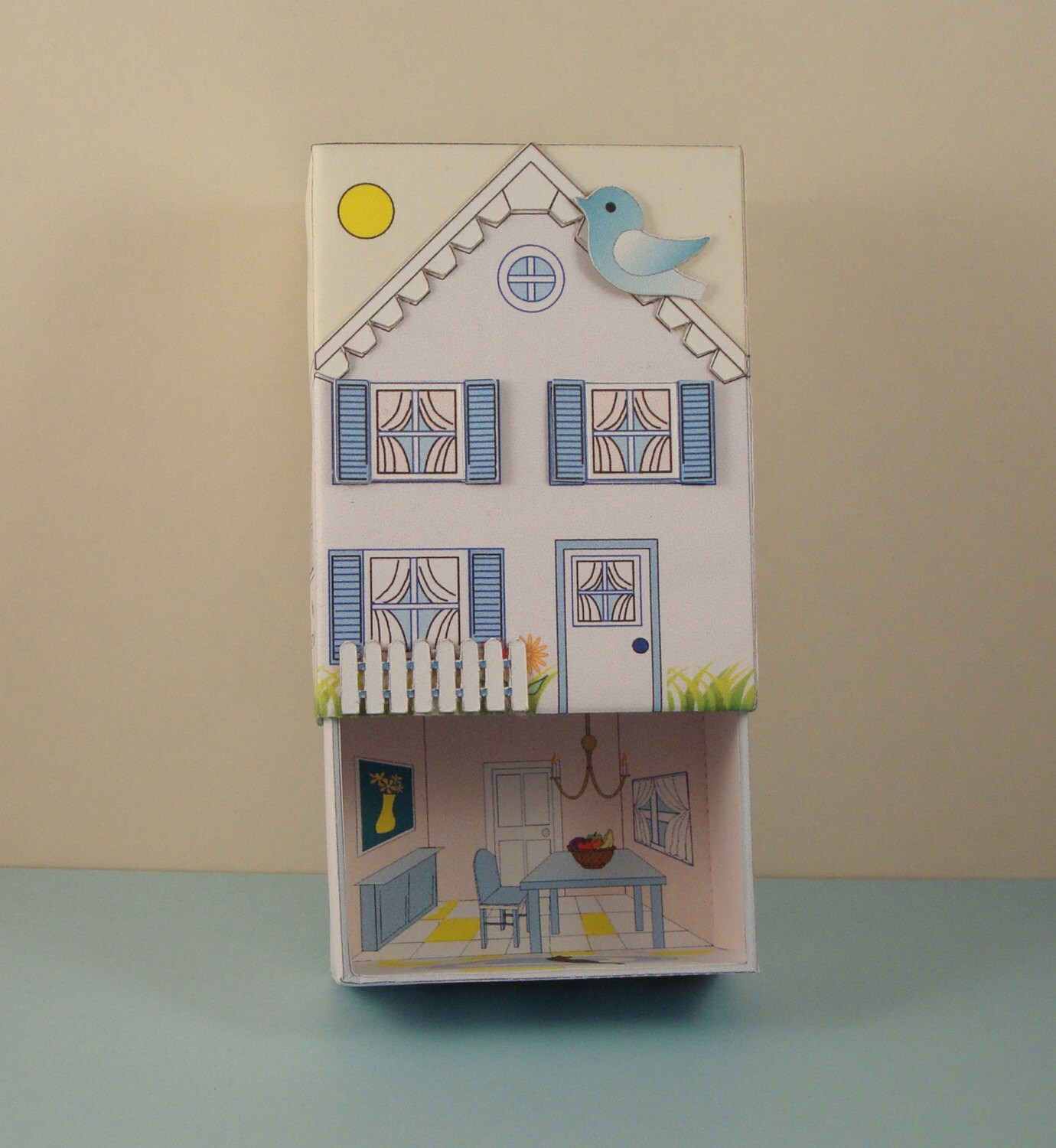 Dollhouse miniature Tiny doll house Match Box Matchbox Etsy