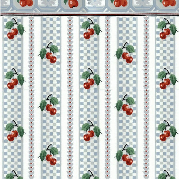 Dollhouse Wallpaper Kitchen Etsy UK