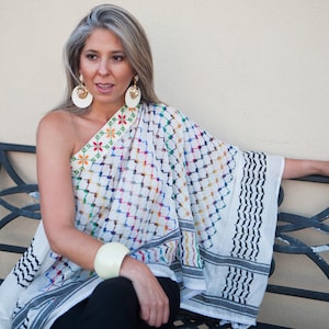 Cotton Kaftan, Dress Embroidered Ethnic Tunic, Handmade Caftan SOLD