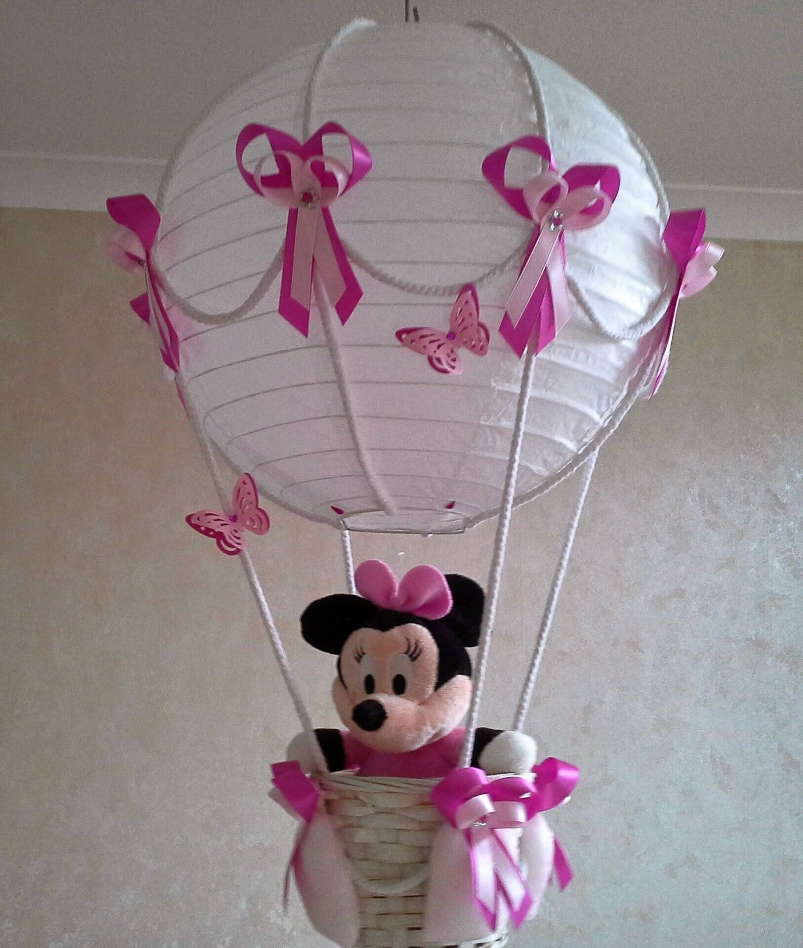 Home & Living Lamp Shades Disney Minnie Mouse Red Fabric Children's