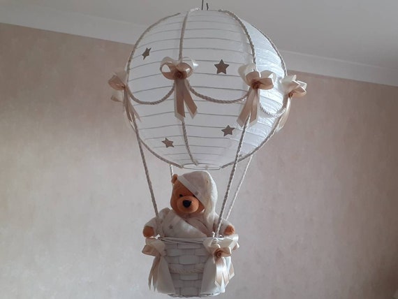 winnie the pooh lamp with balloons