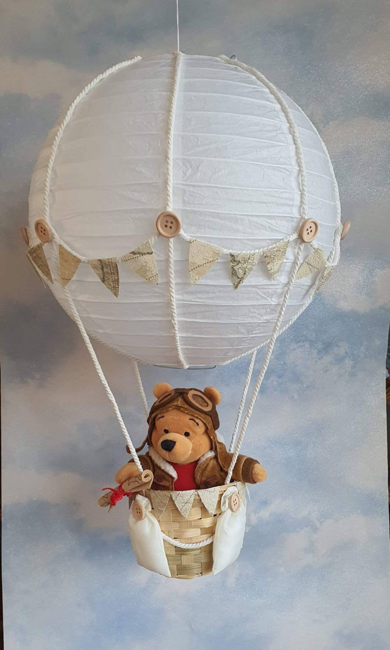 Winnie the Pooh Hot Air Balloon lamp shade Etsy