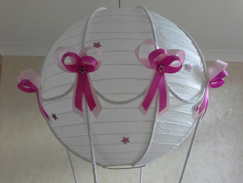 Hot Air Balloon Nursery light shade with Tatty Teddy / Made Etsy