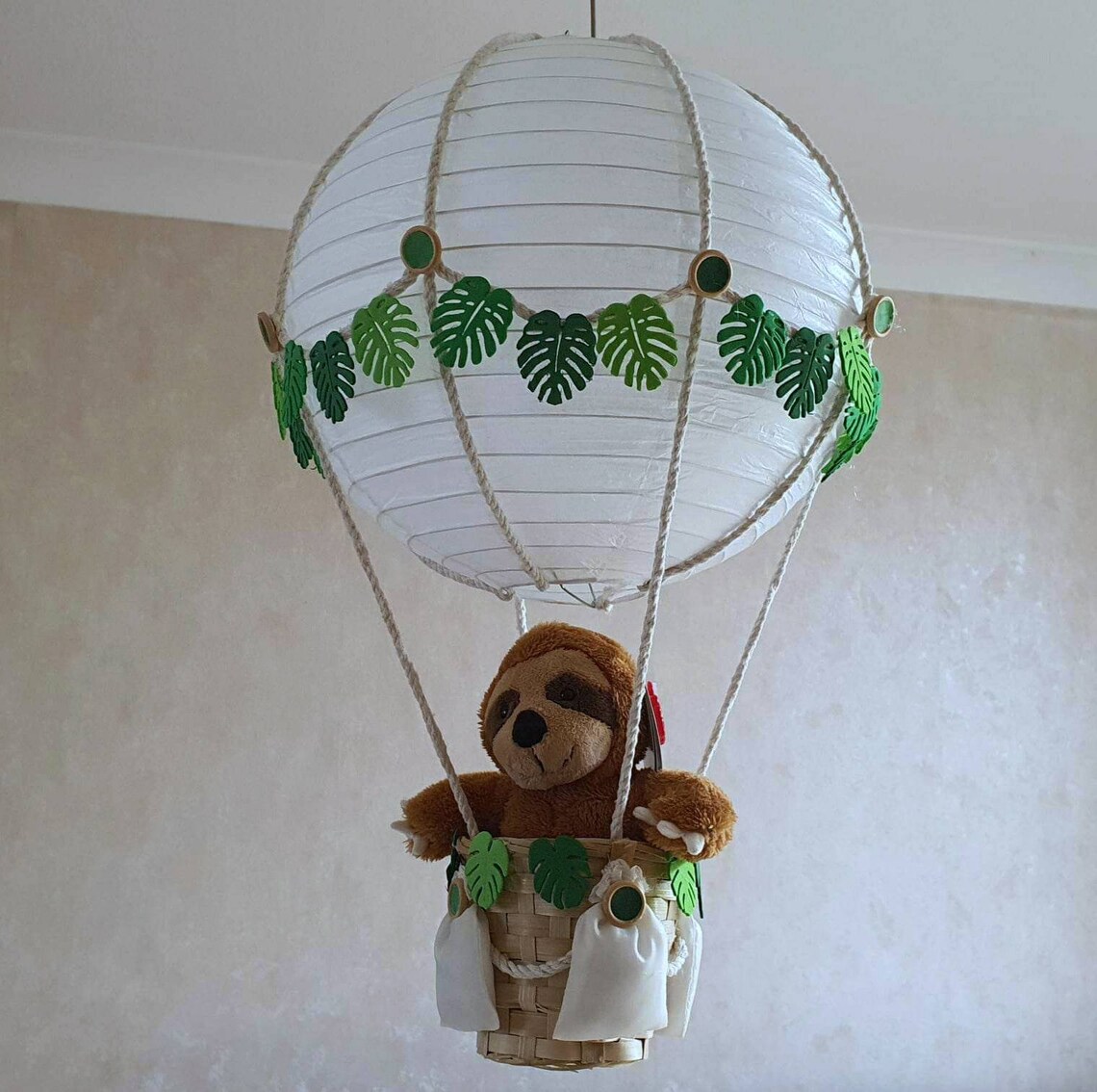 Jungle Theme Hot Air Balloon Light Shade With Craft Foam Etsy