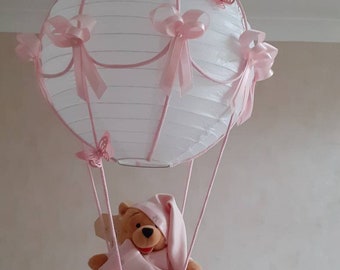 Hot Air Balloon Light Shade in pink Toy is NOT included