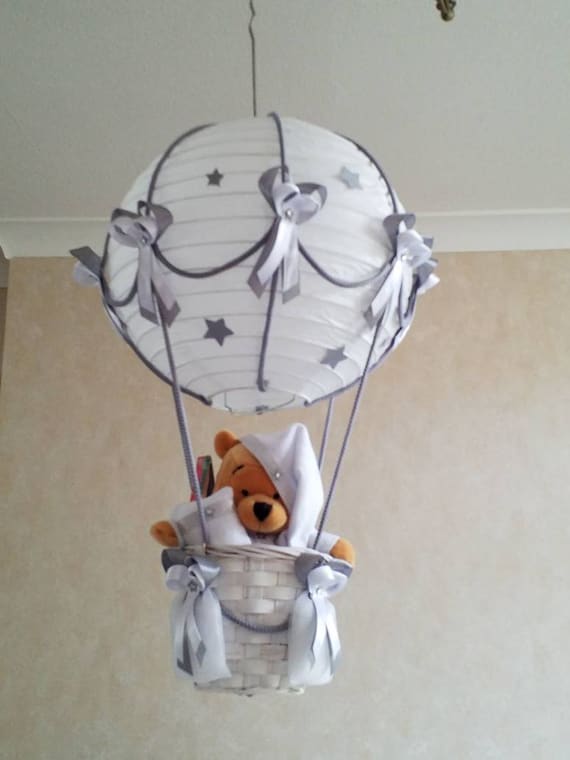 winnie the pooh lamp with balloons