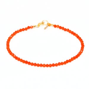 Karneol Armband, Karneol Schmuck, Armbänder für Sie. Edelstein Schmuck, Geschenke für sie, Edelsteinarmbänder Orange