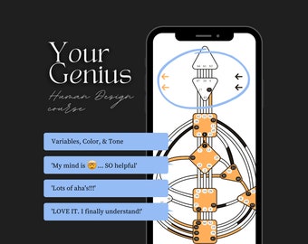 Your Genius: Human Design Course | the variables (arrows), color (digestion, environment, perspective, motivation), & tone (sense)