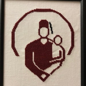 Shriner and Child - Counted Cross Stitch GRAPH ONLY