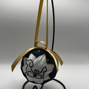 Dog and Cat Christmas Ornament