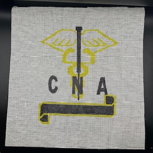 Certified Nursing Assistant needlepoint canvas - DIY