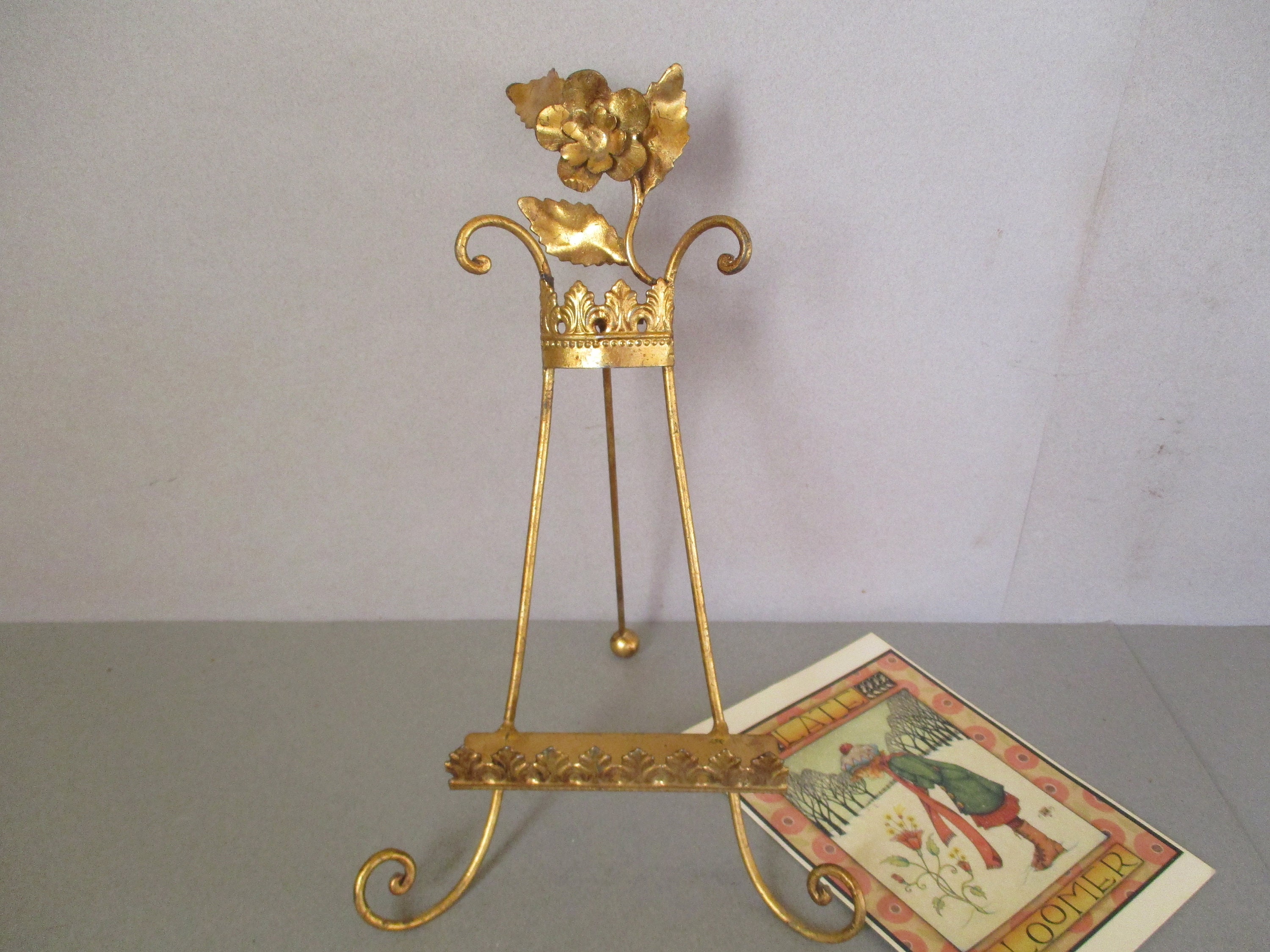 Italian Gilt Easel OverSize Art Easel Display Easel Etsy