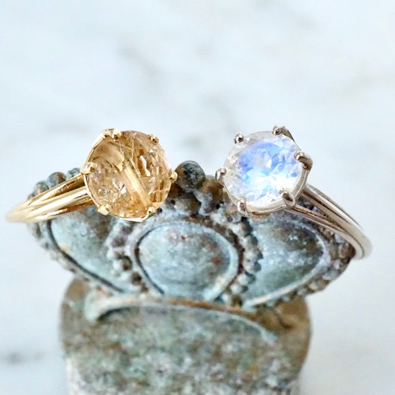 Raw stone engagement ring clearance
