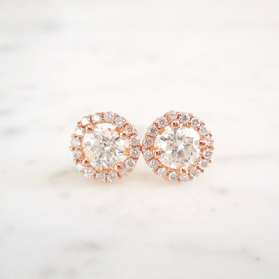 Certified diamond earrings sale