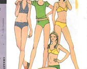 A Swimwear Pattern for Women Top, Bra, Bikini Pants and Halter Top - Sizes 12 14, Bust 34 quot -36 quot McCall 39 s 3523 - 2 Patterns Inc. in Env.