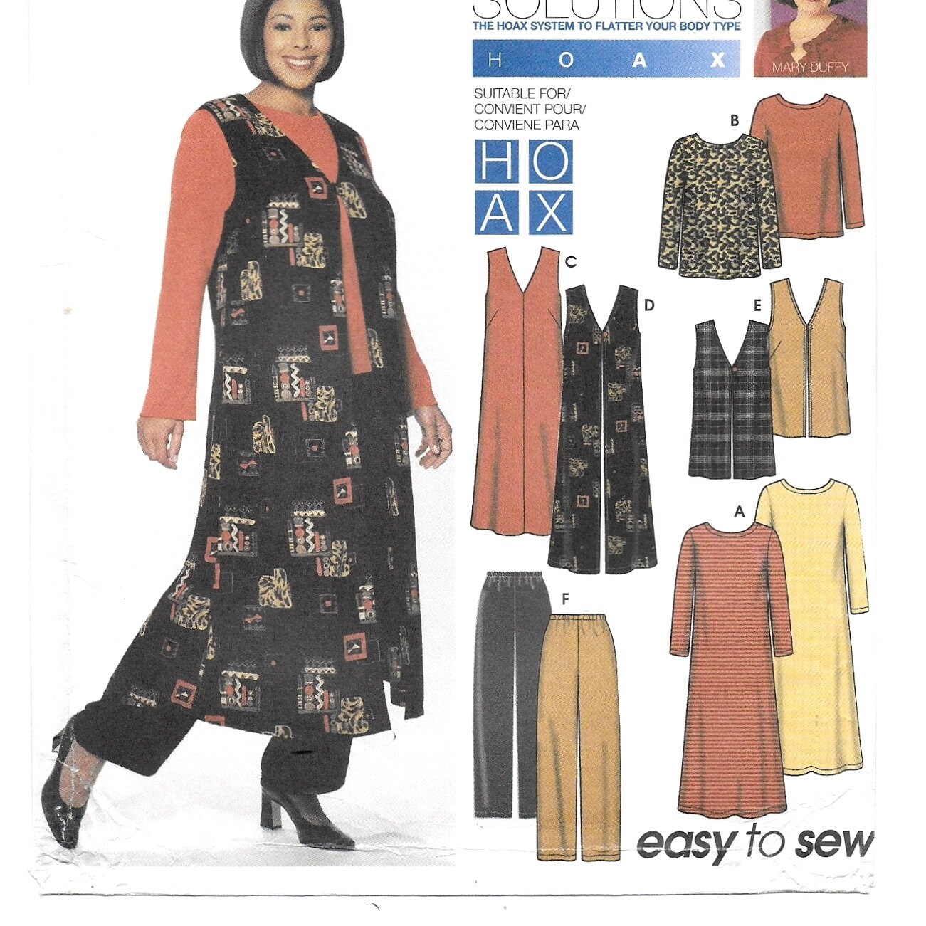 An Ankle-length Jumper Dress and Vest 