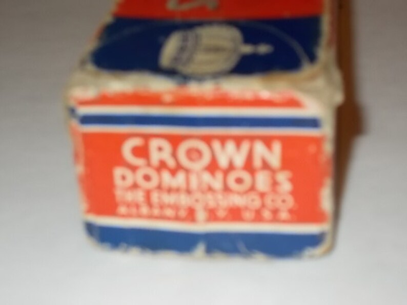 Crown Dominoes the Embossing Co., Albany NY USA Etsy