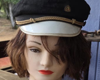 Harley Davidson  Womens Bikers Hat 40's - AMA Pin - Vintage