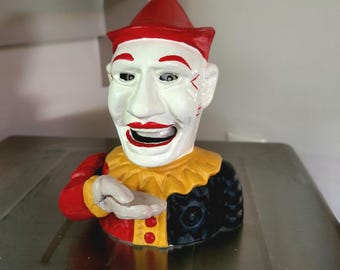 Cast Iron Jester Bank