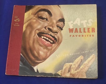 1950s Fats Waller,  Less Brown, Joe Liggins Honetdrippers - Genty Used 78s - Total  4 Records - Many Fox Trot Songs