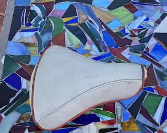 Vintage Bicycle Seat  Red & White 1950s Manfactured by PERSONS