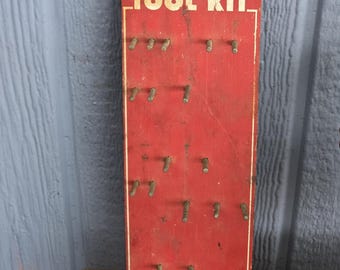 1950s A C Spark Plug Tool Kit Board