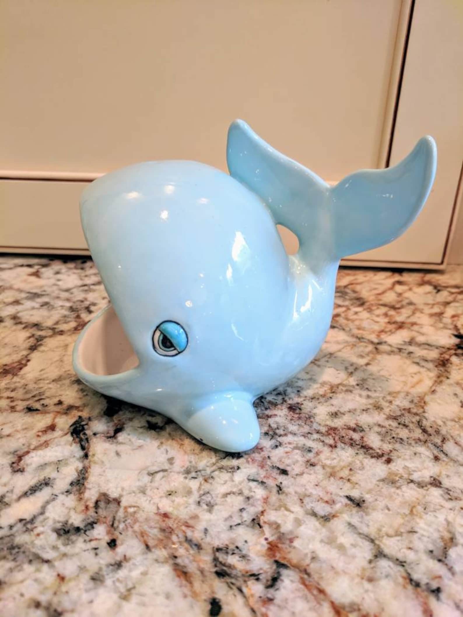 Whale Sponge holder Scrubby holder Ceramic Whale Etsy
