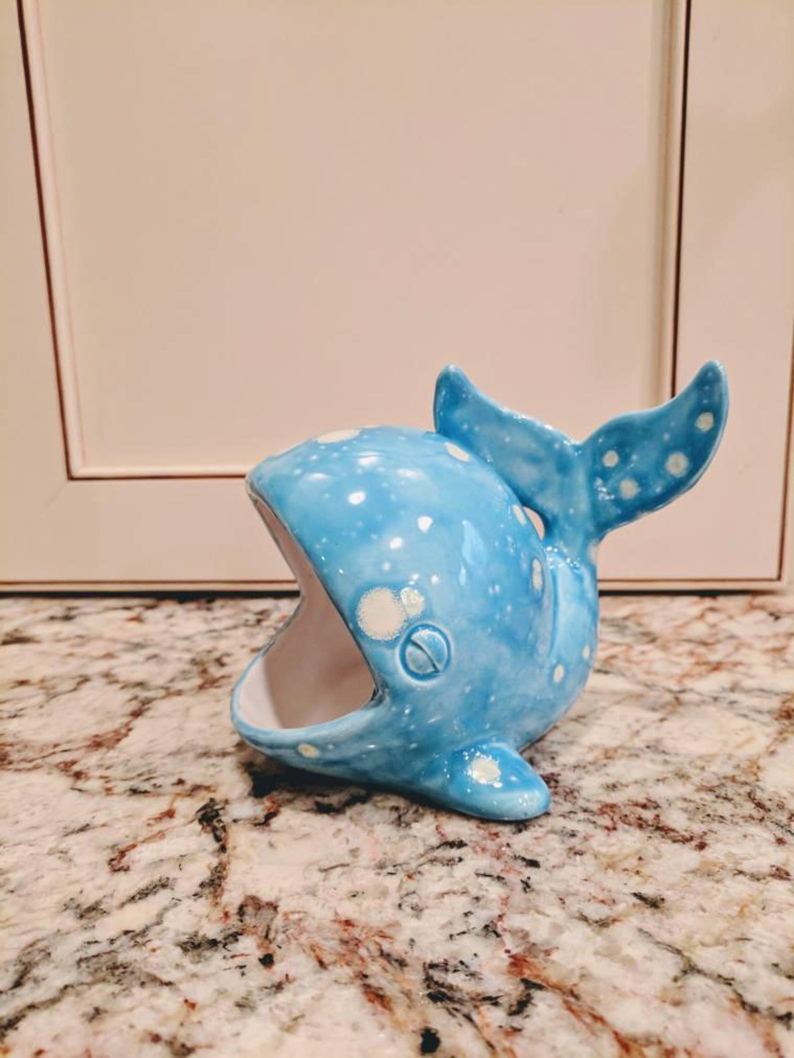 Whale Sponge holder Scrubby holder Ceramic Whale Etsy