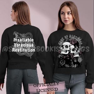 offcially licensed leigh rivers kade mitchell edge of darkness bookish crew neck book lovers Unisex Heavy Blend™ Crewneck Sweatshirt