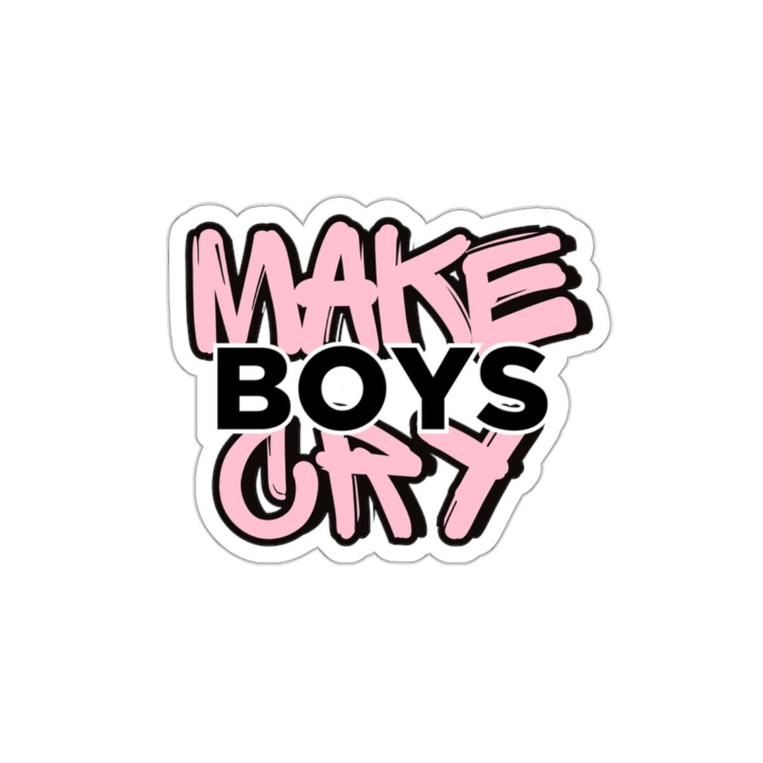 Die-cut Sticker Make Boys Cry Book Bookish Booklover Romance Kindle ...