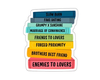 Kindle-stickers met een boekenthema, stickers met een donkere, romantische uitstraling en een uitgesneden ontwerp.