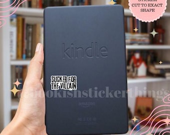Die-Cut sucker for the villain bookish spicy smut bookish book lover dark romance kindle dark romance stickers