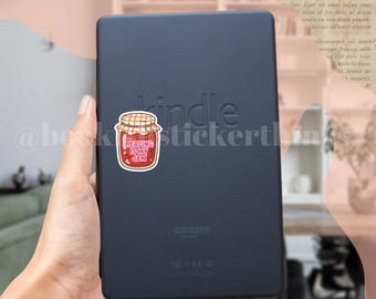 lezen is mijn jam schattige meisjesachtige boekenlegger Book Bookish Kindle Stickers Dark Romance Kiss-Cut Stickers