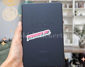内向的な本 本好きの Kindle ステッカー ダーク ロマンス ステッカー キスカット ステッカー