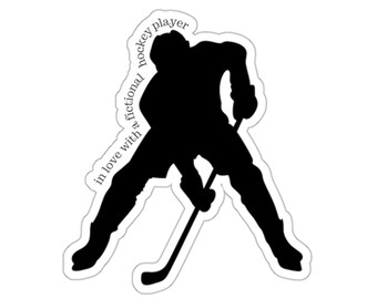 hockey romance fictional men in love with a hockey player Books Bookish Kindle Stickers Dark Romance Stickers Kiss-Cut Stickers