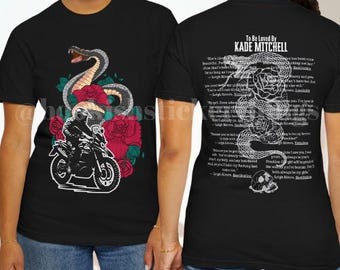 officially licensed leigh rivers kade mitchell edge of darkness bookish dark romance Unisex Garment-Dyed T-shirt