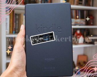 masked men romance reader girly Books Bookish Kindle Stickers Dark Romance Stickers Kiss-Cut Stickers