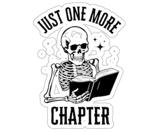 just one more chapter romance book Bookish Kindle Stickers Dark Romance Stickers Kiss-Cut Stickers