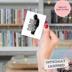 officially licensed leigh rivers Malachi Vize little stranger little liar rex Book Bookish Kindle Stickers Dark RomanceStickers
