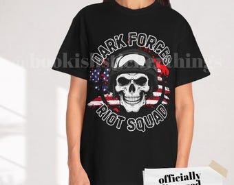 Licensed Leave Me Behind Riot Squad KM Moronova Unisex Garment-Dyed T-shirt graphic shirt