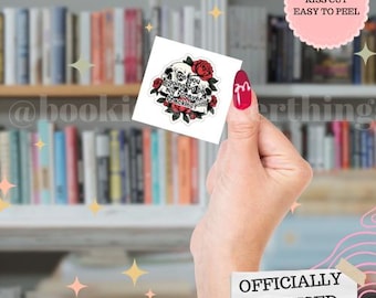 officieel gelicentieerde Leigh Rivers Kade Mitchel Edge of Darkness Book Bookish Kindle Stickers Dark Romance